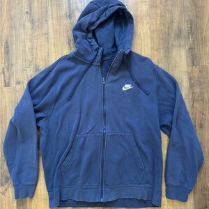 Nike Blue Fleece-Lined Hoodie